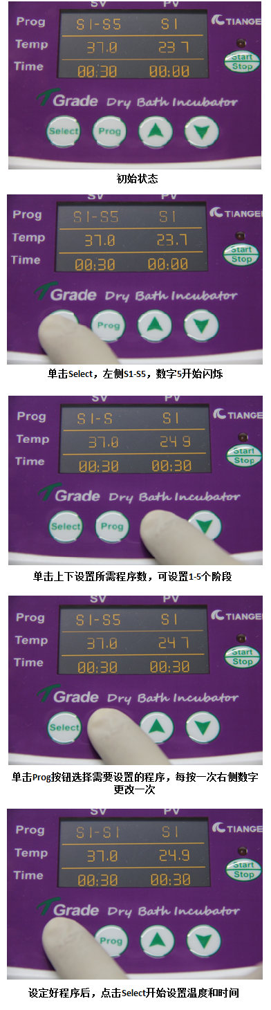 加热/制冷型五段程控金属浴OSE-DB-01/02