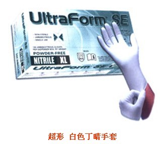 美国进口Microflex手套UltraForm超形白色丁晴手套