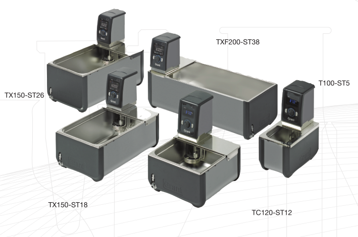 Grant TXF200-ST26数字式精密恒温水浴（带循环泵，USB接口，可编程，不锈钢浴槽）