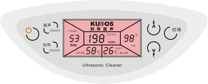 SK2210HP型3L台式功率可调超声波清洗器（带加热）
