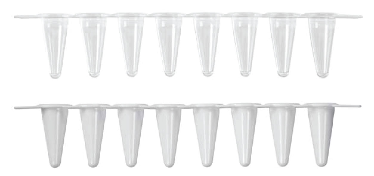 美国AXYGEN 0.1mL透明薄壁PCR 8联矮管PCR-0108-LP-C
