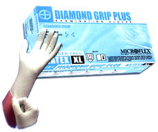 DIAMOND GRIP plus钻石把握增强型无粉乳胶手套