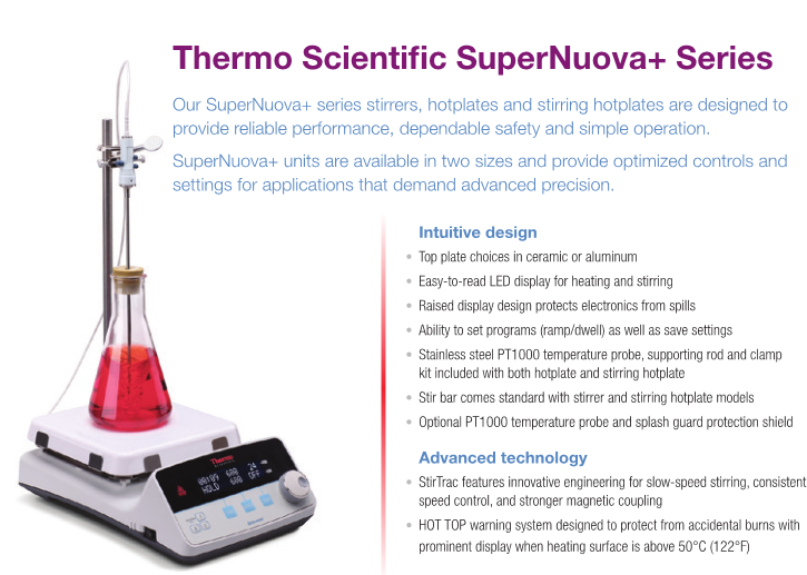 Thermo Scientific SuperNuova+数字式磁力搅拌器S88850195