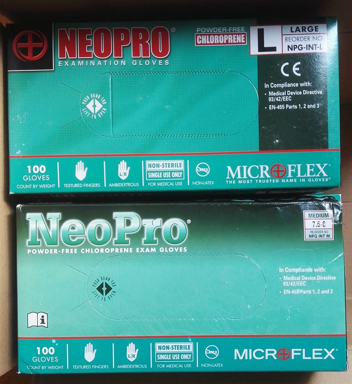 美国Microflex Neopro（牛普乐）氯丁手套NPG-INT-L/M/S