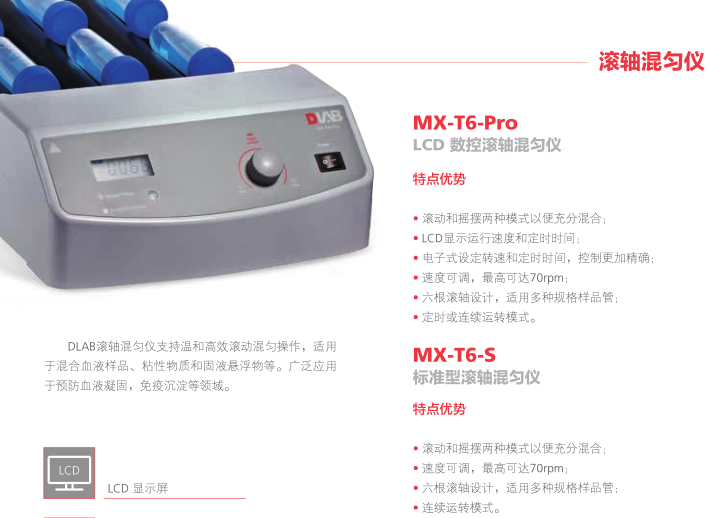 MX-T6-Pro/MX-T6-S滚轴混匀仪