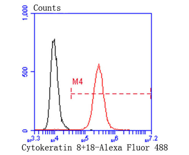 Cytokeratin 8+18 Rabbit mAb(Cytokeratin 8+18兔单抗)(AF1618)