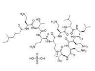 硫酸粘杆菌素Colistin sulfate(克利斯汀 多粘菌素E)|CAS 1264-72-8