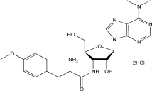 嘌呤霉素Puromycin 嘌呤霉素盐酸盐 氨基糖苷类抗生素|CAS 58-58-2