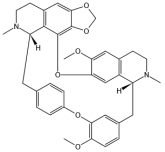Cepharanthine(NSC-623442)千金藤素/千金藤碱(Biscoclaurine生物碱)|CAS 481-49-2