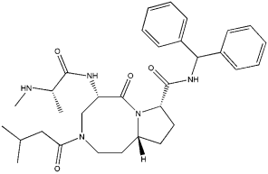 Smac凋亡蛋白抑制剂|AT-406(SM-406 ARRY-334543) IAP拮抗剂|CAS 1071992-99-8