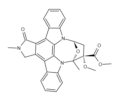 蛋白激酶抑制剂KT5823(KT-5823,KT 5823) PKG抑制剂|CAS 126643-37-6