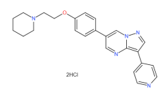 Dorsomorphin 2HCl盐酸多索啡 可逆AMPK抑制剂|Dorsomorphin dihydrochloride|CAS 1219168-18-9