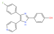 SB-202190抑制剂(FHPI) p38 MAPK抑制剂|CAS 152121-30-7