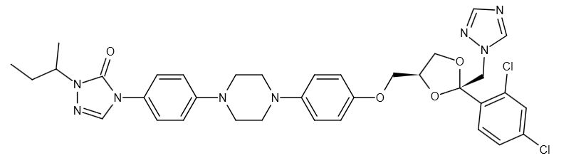 Itraconazole(伊曲康唑,R51211) 三唑类抗真菌药物 CYP3A4抑制剂|CAS 84625-61-6