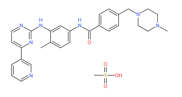 Imatinib Mesylate甲磺酸伊马替尼(STI571)胞内ABL激酶抑制剂 酪氨酸激酶抑制剂|CAS 220127-57-1